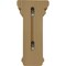Ekena Millwork 6"W x 6 3/4"D x 12"H Large Woodruff Wood Corbel, Cherry CORW06X06X12WFCH - alternate 4